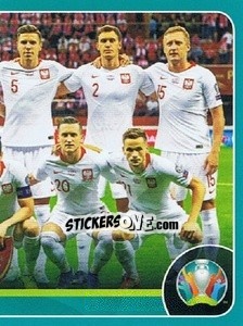 Sticker Line-up - UEFA Euro 2020 Preview. 568 stickers version n. POL3 - Panini