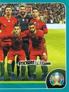 Sticker Line-up - UEFA Euro 2020 Preview. 568 stickers version n. POR3 - Panini