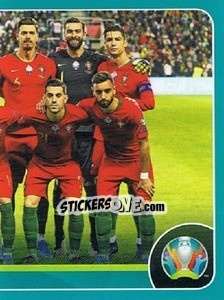 Figurina Line-up - UEFA Euro 2020 Preview. 568 stickers version - Panini