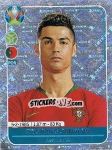 Sticker Cristiano Ronaldo - UEFA Euro 2020 Preview. 568 stickers version n. POR6 - Panini