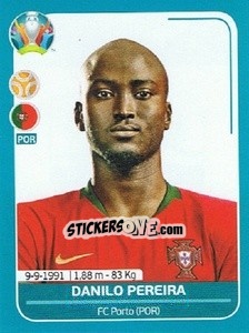 Sticker Danilo Pereira - UEFA Euro 2020 Preview. 568 stickers version n. POR19 - Panini