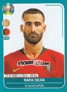 Sticker Rafa Silva - UEFA Euro 2020 Preview. 568 stickers version n. POR24 - Panini