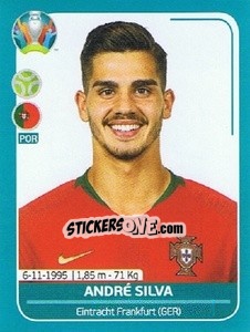 Sticker André Silva - UEFA Euro 2020 Preview. 568 stickers version - Panini