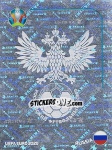 Sticker Logo - UEFA Euro 2020 Preview. 568 stickers version n. RUS1 - Panini