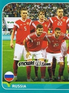 Sticker Line-up - UEFA Euro 2020 Preview. 568 stickers version n. RUS2 - Panini