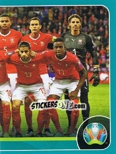 Sticker Line-up - UEFA Euro 2020 Preview. 568 stickers version n. SUI3 - Panini