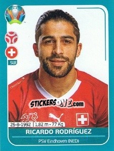 Sticker Ricardo Rodríguez - UEFA Euro 2020 Preview. 568 stickers version n. SUI10 - Panini
