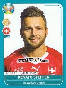 Sticker Renato Steffen - UEFA Euro 2020 Preview. 568 stickers version n. SUI20 - Panini