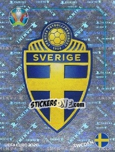 Sticker Logo - UEFA Euro 2020 Preview. 568 stickers version n. SWE1 - Panini