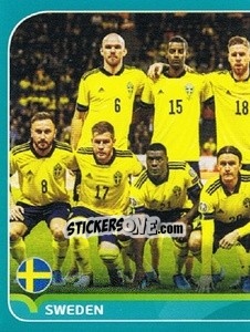 Sticker Line-up - UEFA Euro 2020 Preview. 568 stickers version n. SWE2 - Panini