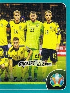 Sticker Line-up - UEFA Euro 2020 Preview. 568 stickers version n. SWE3 - Panini