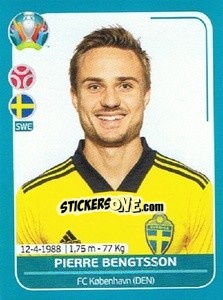 Sticker Pierre Bengtsson - UEFA Euro 2020 Preview. 568 stickers version n. SWE16 - Panini