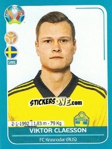 Figurina Viktor Claesson - UEFA Euro 2020 Preview. 568 stickers version - Panini