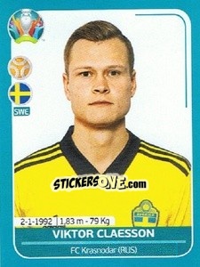 Sticker Viktor Claesson - UEFA Euro 2020 Preview. 568 stickers version n. SWE17 - Panini