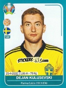 Sticker Dejan Kulusevski - UEFA Euro 2020 Preview. 568 stickers version - Panini