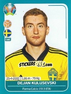 Figurina Dejan Kulusevski - UEFA Euro 2020 Preview. 568 stickers version - Panini