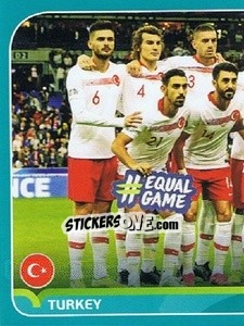 Figurina Line-up - UEFA Euro 2020 Preview. 568 stickers version - Panini