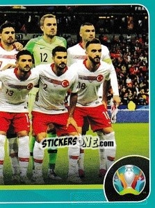 Sticker Line-up - UEFA Euro 2020 Preview. 568 stickers version n. TUR3 - Panini