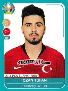 Sticker Ozan Tufan - UEFA Euro 2020 Preview. 568 stickers version - Panini