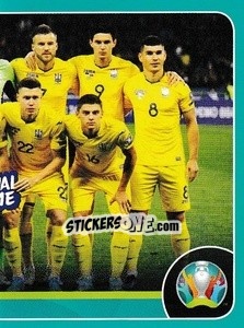 Sticker Line-up - UEFA Euro 2020 Preview. 568 stickers version n. UKR3 - Panini