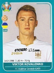 Cromo Viktor Kovalenko - UEFA Euro 2020 Preview. 568 stickers version - Panini