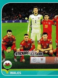Sticker Line-up - UEFA Euro 2020 Preview. 568 stickers version n. WAL2 - Panini
