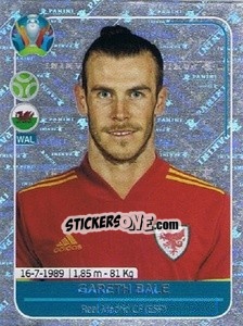 Sticker Gareth Bale - UEFA Euro 2020 Preview. 568 stickers version - Panini