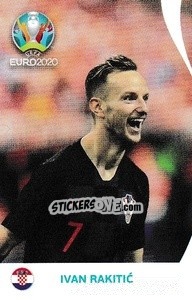 Sticker Ivan Rakitic - UEFA Euro 2020 Preview. 568 stickers version n. C3 - Panini