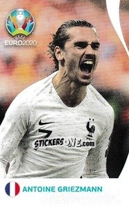 Sticker Antoine Griezmann - UEFA Euro 2020 Preview. 568 stickers version - Panini
