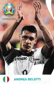 Sticker Andrea Belotti - UEFA Euro 2020 Preview. 568 stickers version n. C9 - Panini