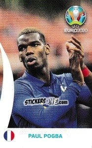 Sticker Paul Pogba - UEFA Euro 2020 Preview. 568 stickers version n. C12 - Panini