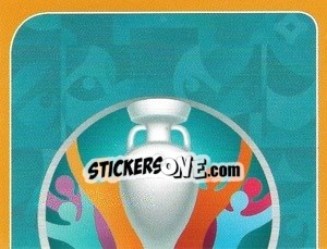Sticker Official Logo - UEFA Euro 2020 Preview. 528 stickers version n. EUR3 - Panini