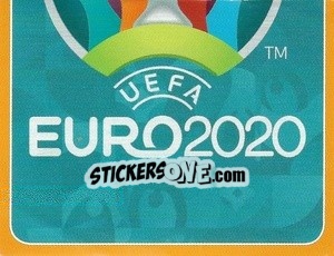 Sticker Official Logo - UEFA Euro 2020 Preview. 528 stickers version n. EUR4 - Panini