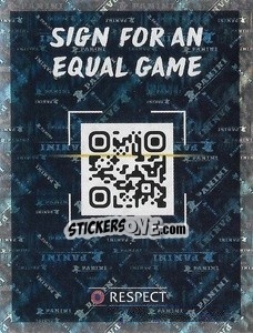 Sticker Equal game - UEFA Euro 2020 Preview. 528 stickers version n. EUR6 - Panini