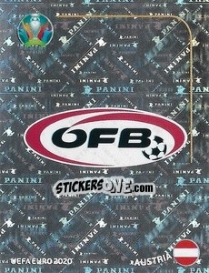 Sticker Logo - UEFA Euro 2020 Preview. 528 stickers version n. AUT1 - Panini