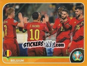 Sticker Group - UEFA Euro 2020 Preview. 528 stickers version n. BEL3 - Panini