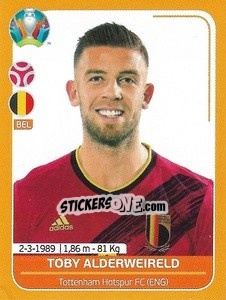 Cromo Toby Alderweireld - UEFA Euro 2020 Preview. 528 stickers version - Panini