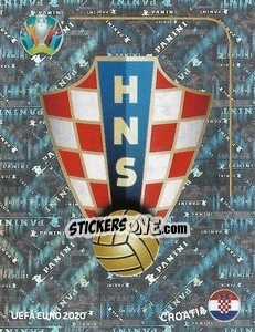 Sticker Logo - UEFA Euro 2020 Preview. 528 stickers version n. CRO1 - Panini