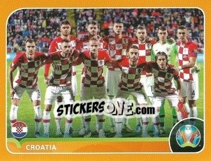 Figurina Line-up - UEFA Euro 2020 Preview. 528 stickers version - Panini