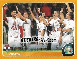 Sticker Group - UEFA Euro 2020 Preview. 528 stickers version n. CRO3 - Panini