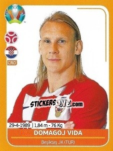 Sticker Domagoj Vida - UEFA Euro 2020 Preview. 528 stickers version n. CRO11 - Panini