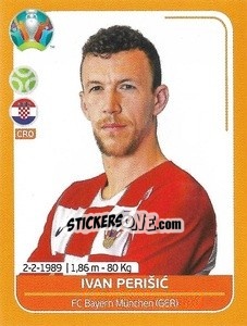 Sticker Ivan Perišic - UEFA Euro 2020 Preview. 528 stickers version - Panini