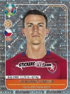 Sticker Vladimír Darida - UEFA Euro 2020 Preview. 528 stickers version n. CZE4 - Panini