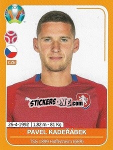Sticker Pavel Kadeřábek - UEFA Euro 2020 Preview. 528 stickers version - Panini