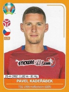 Sticker Pavel Kadeřábek - UEFA Euro 2020 Preview. 528 stickers version n. CZE8 - Panini