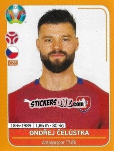 Sticker Ondřej Celůstka - UEFA Euro 2020 Preview. 528 stickers version - Panini