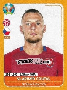 Sticker Vladimír Coufal - UEFA Euro 2020 Preview. 528 stickers version n. CZE12 - Panini