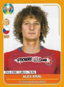 Sticker Alex Král - UEFA Euro 2020 Preview. 528 stickers version - Panini