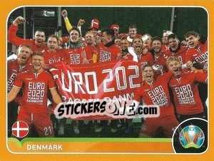 Sticker Group - UEFA Euro 2020 Preview. 528 stickers version n. DEN3 - Panini