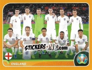 Sticker Line-up - UEFA Euro 2020 Preview. 528 stickers version n. ENG2 - Panini